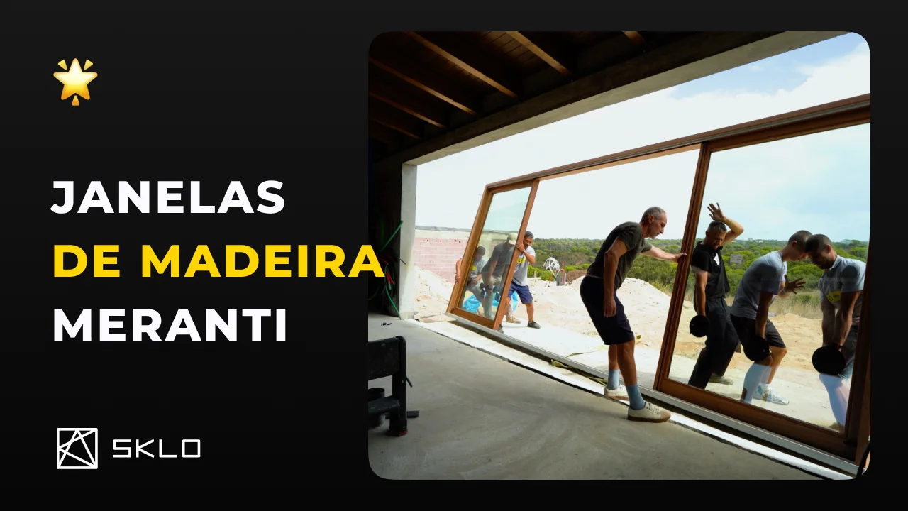 Vídeo SKLO sobre sistemas de correr em madeira