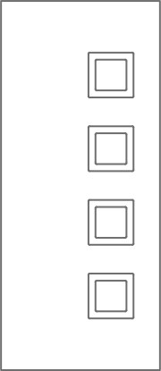 Painel de porta EL 107
