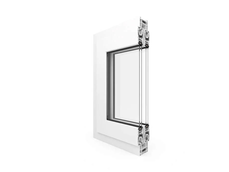 Corte do perfil Aluplast Easy Slide ST60, vista 2 de 19