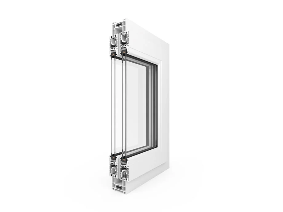 Corte do perfil Aluplast Easy Slide ST60, vista 18 de 19