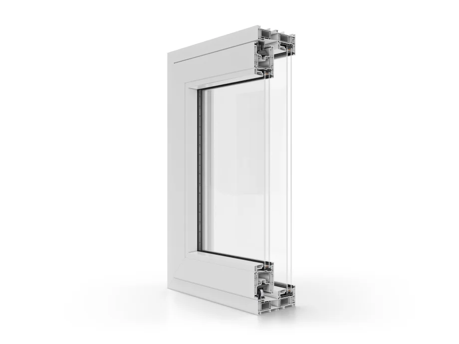 Corte do perfil Aluplast Smart Slide NEO, vista 1 de 19