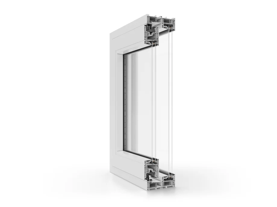 Corte do perfil Aluplast Smart Slide NEO, vista 4 de 19