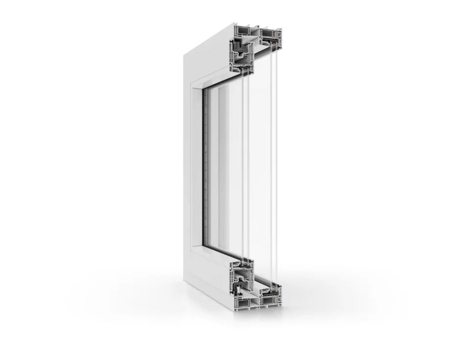 Corte do perfil Aluplast Smart Slide NEO, vista 5 de 19
