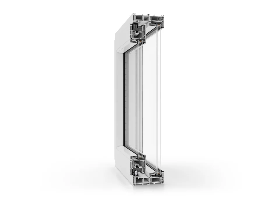 Corte do perfil Aluplast Smart Slide NEO, vista 7 de 19