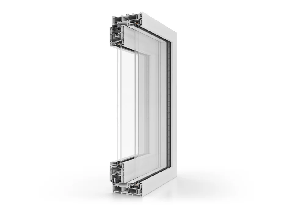 Corte do perfil Aluplast Smart Slide NEO, vista 16 de 19