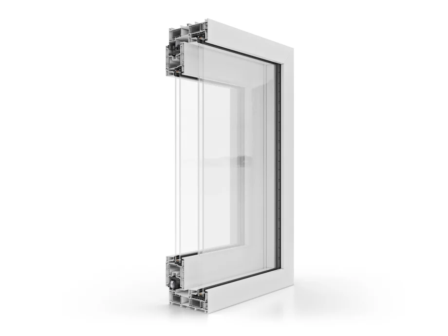 Corte do perfil Aluplast Smart Slide NEO, vista 19 de 19